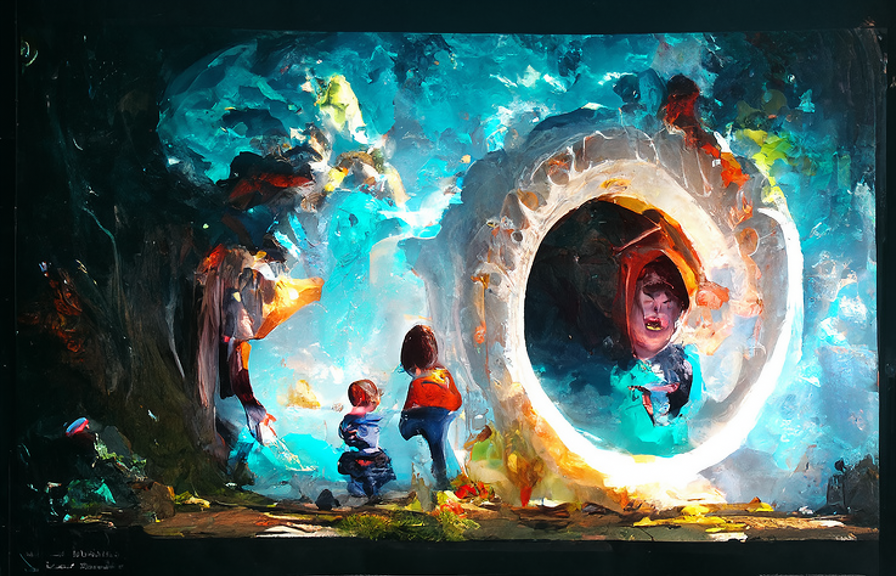 Portal to the 👩‍👦‍👦🧙‍♀️ Dimension 

 - Portal Series -
