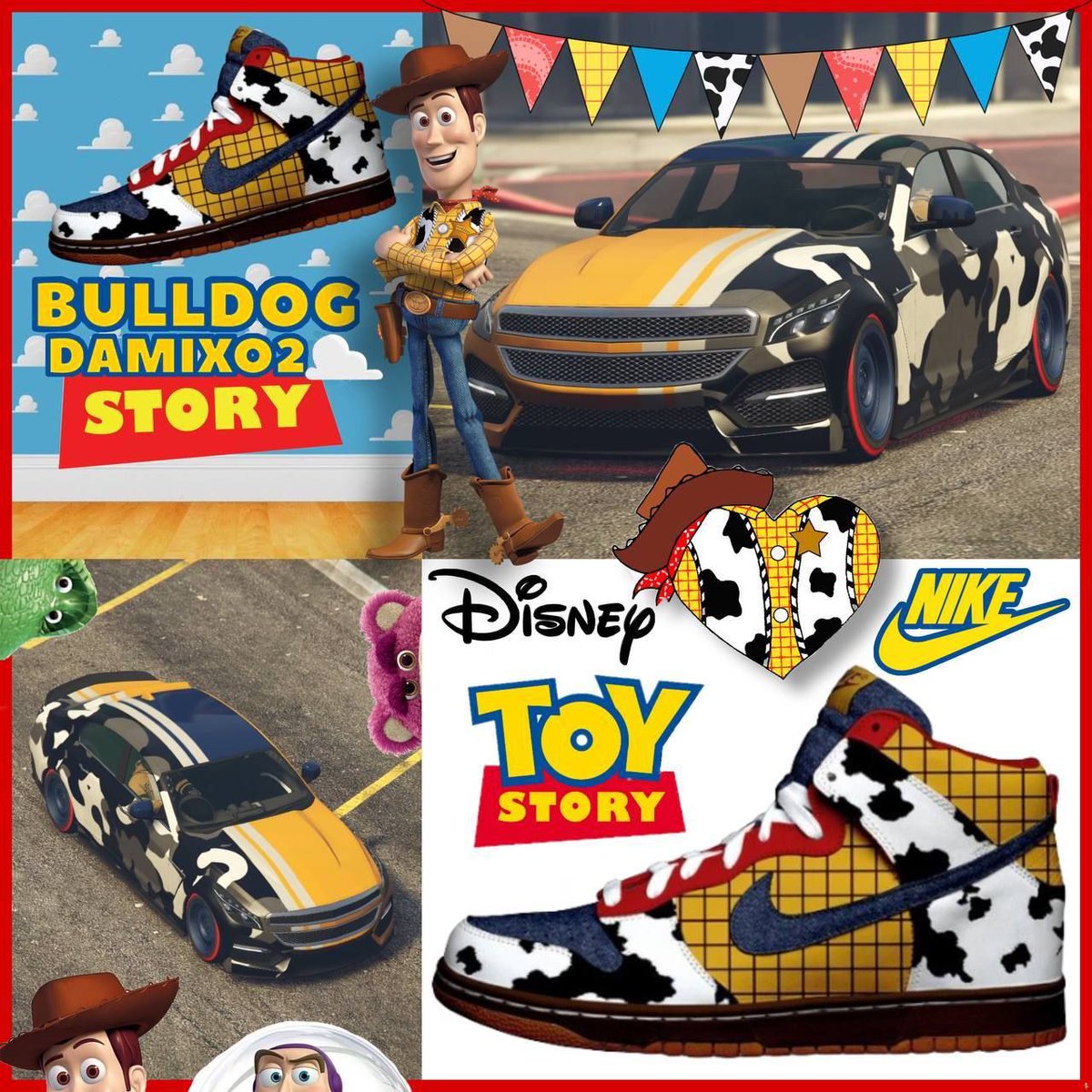 Bulldog_TM_GTA's tweet image. 🦁GIVEAWAY LION🎁

⛅ JORDAN × TOY STORY🧸
🤠WOODY👢

COLLAB WITH ⭐ @DAMIXO2 ⭐

R U L E S:
•❤️LIKE &amp;amp; RT♻️
•⭐FOLLOW: @bulldog_lion and @DAMIXO2 
•🔢PUT A NUMBER 1⃣-1⃣5️⃣0️⃣

🏆1 WINNER🏆
❌ENDS IN 4 DAYS
⚠️FOLLOW THE RULES! WE WILL CHECK
