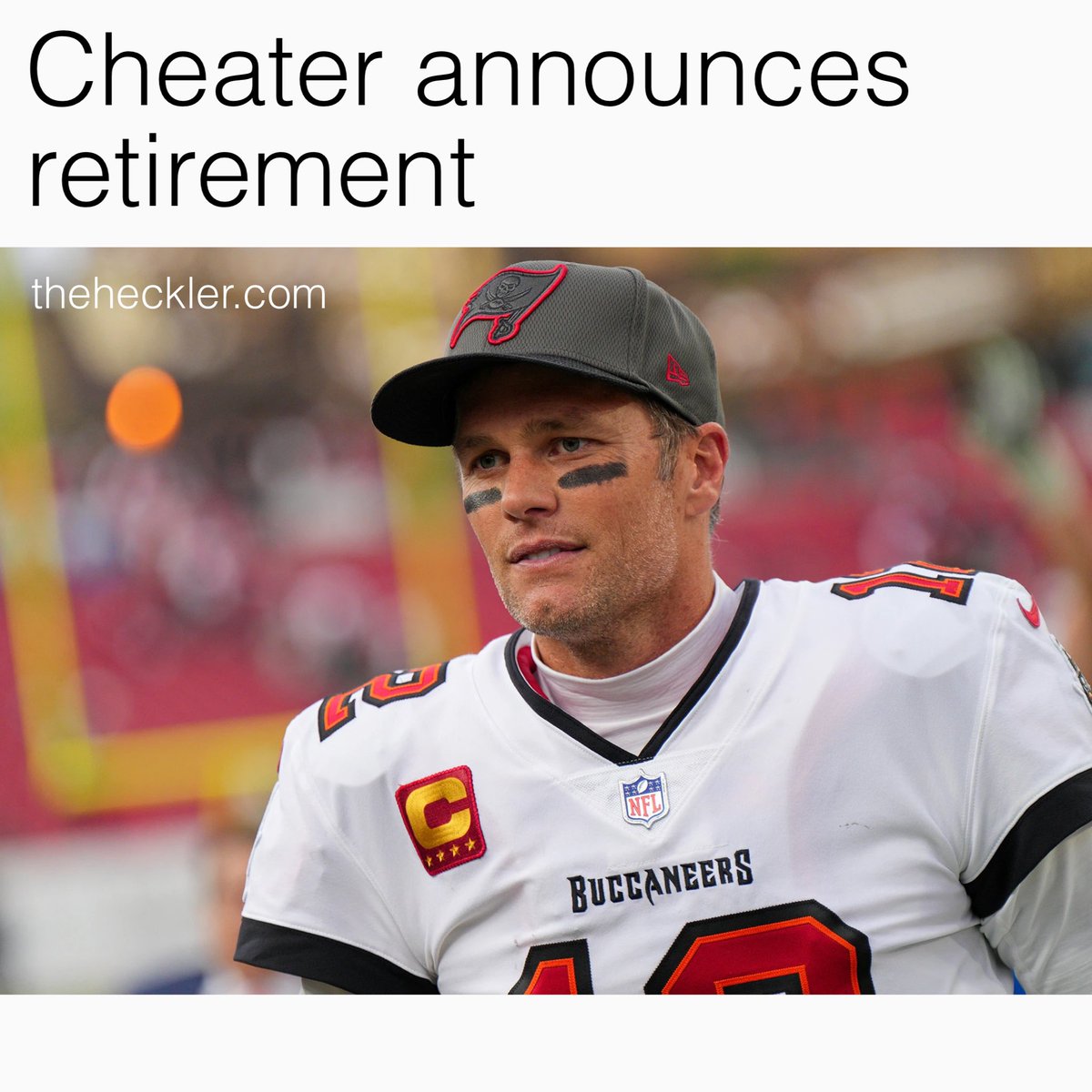 BREAKING NEWS: Cheater announces retirement