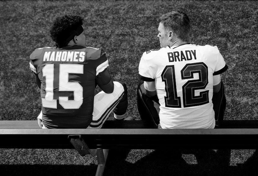 LanceTHESPOKEN's tweet photo. The torch was been passed. 

It is now officially and without question, the Patrick Mahomes era of dominance. https://t.co/7sHeZsc9z2