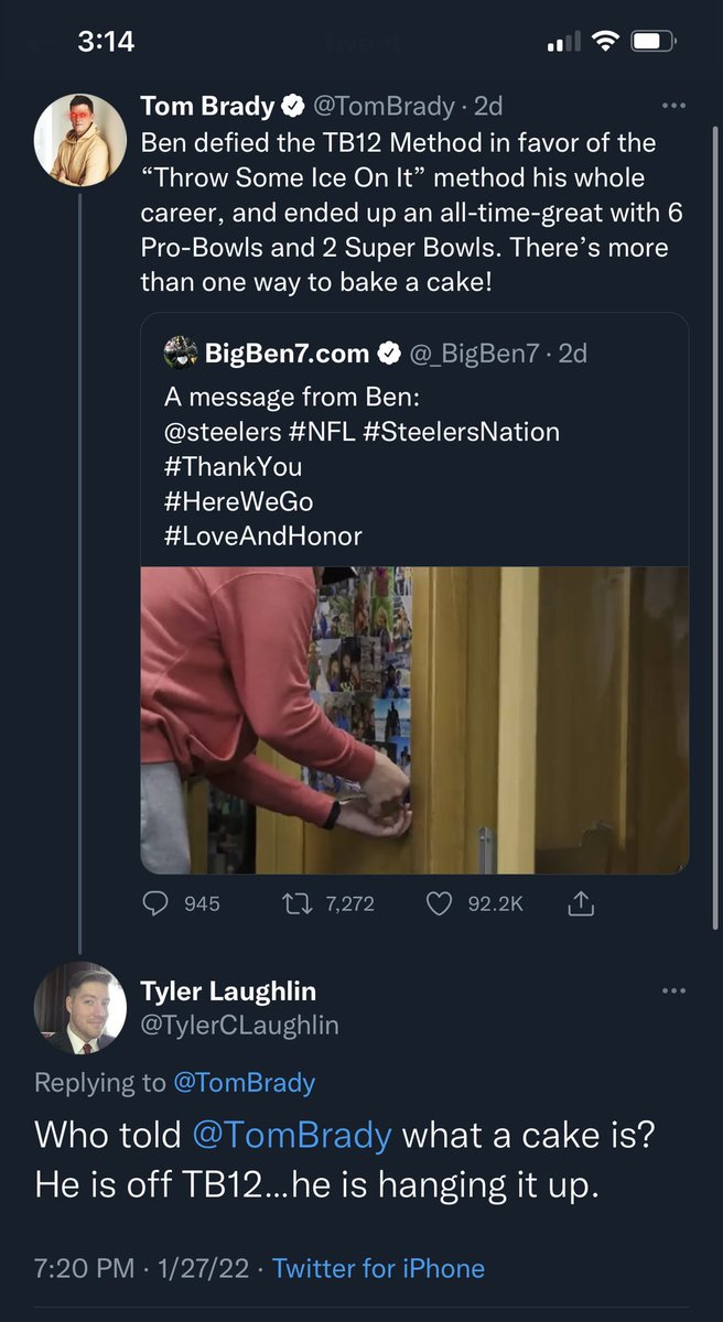 TylerCLaughlin's tweet photo. @AdamSchefter @JeffDarlington I am the source. 
#Calledit #TheSource #LetHimEatCake https://t.co/txIJapjDr3