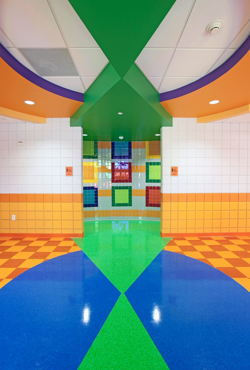 TimBrandonArch's tweet photo. Project spotlight: Sterlington Elementary School

A simple box of crayons served as the inspiration and organizational concept behind the new single story Sterlington Elementary school facility which highlights the use of different primary shapes and colors throughout the school. https://t.co/MLWxGTiBJ7