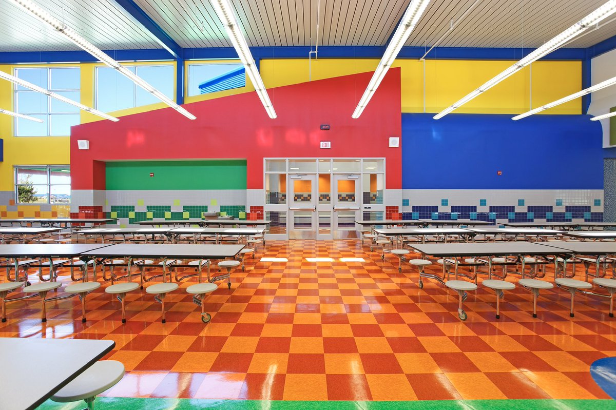 TimBrandonArch's tweet photo. Project spotlight: Sterlington Elementary School

A simple box of crayons served as the inspiration and organizational concept behind the new single story Sterlington Elementary school facility which highlights the use of different primary shapes and colors throughout the school. https://t.co/MLWxGTiBJ7