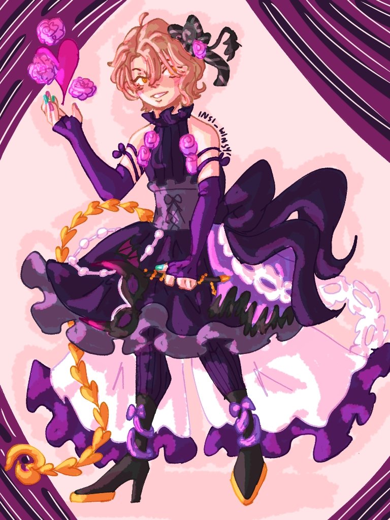 My interpretation of the recent ASMO Card clothing cuz I didn't get him and I need comfort :'))
.
#obeyme