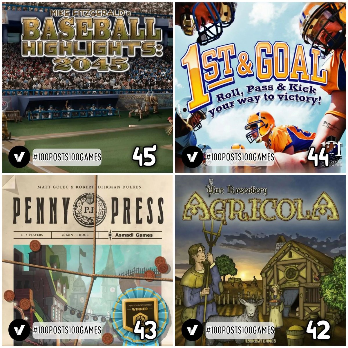 instantgamenite's tweet photo. Next up in my #top100 #boardgames of all time: 50-41 https://t.co/6vu5gbWG3i