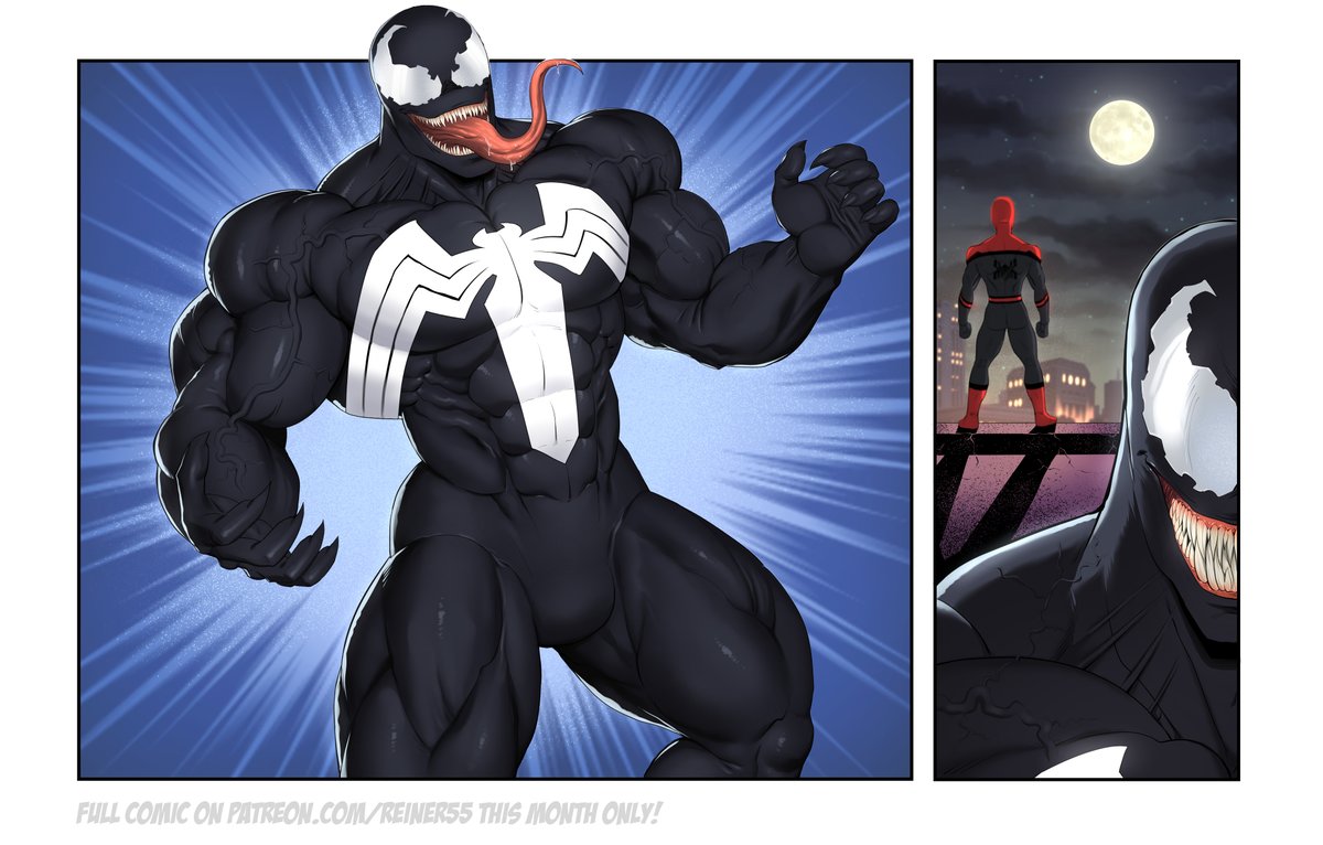 RT @reiner55art: He got his spider :) #SpiderMan #Venom #ComicArt