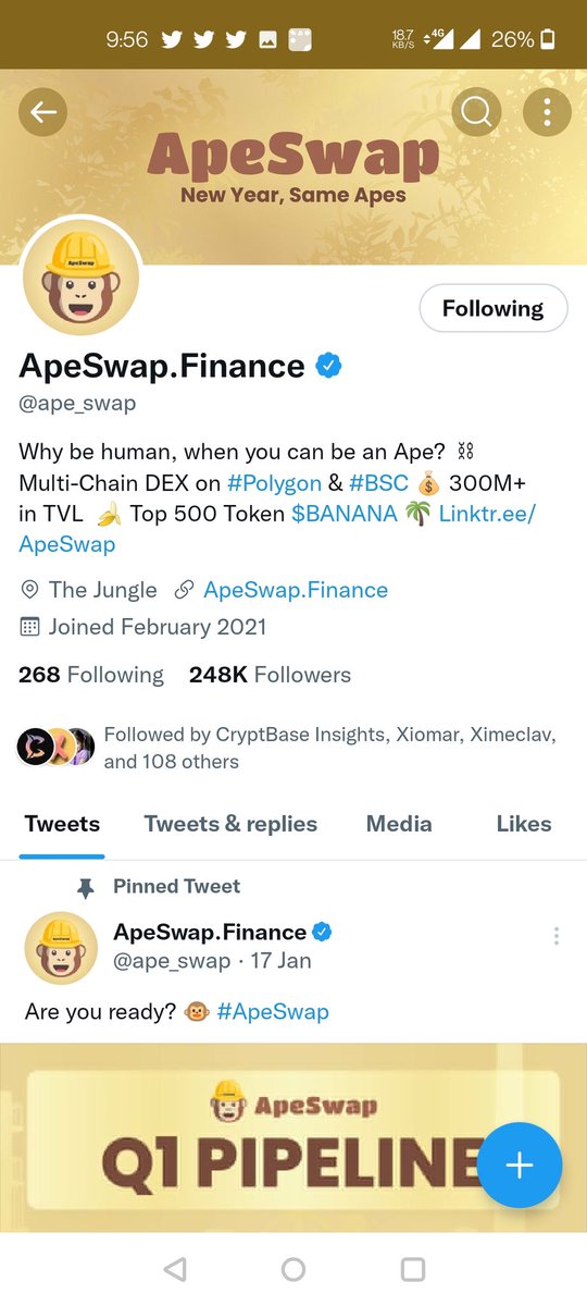 Clavucef's tweet photo. @RocketPika @klever_io @ape_swap This project looking very interesting.The project has a lot of attractions so hopefully the project will be better in the future and it's envy of the crypto world.
@nguyenvandai995 @eric_hungnguyen @NguynCu18756091 @NguynCu18756091 @RangerJavelin @NguyenBio2 https://t.co/tpBXzsfgZR