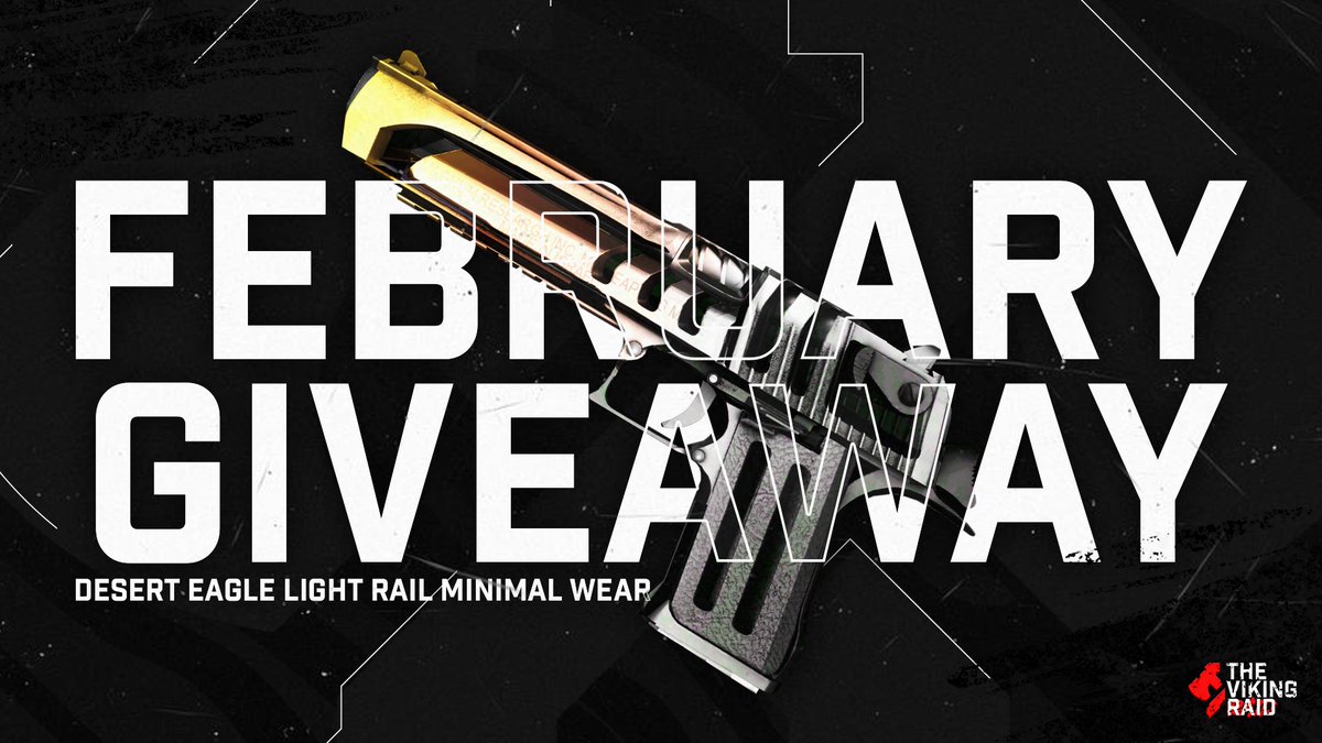 95Vikings's tweet photo. February Giveaway for you all, good luck.

🗒️Steps to enter 

📣Follow 
❤️Like 
♻️Retweet 
❤️Follow @c0mplex_cs, @Mexii_fn

(Ends 20.02.22) #Giveaway #CSGOGiveaway  #csgogiveaways   
(Desert eagle light rail MW) https://t.co/x5eVX4VKDg