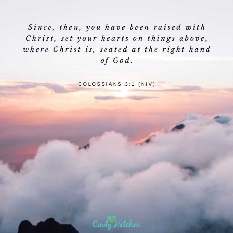 CindyHatcherRLI's tweet photo. Since, then, you have been raised with Christ, set your hearts on things above, where Christ is, seated at the right hand of God. Colossians 3:1 (NIV) #kingdomcharacter #reviveleadership #revival #revivalistlifestyle #lifestylechristianity #kingdomcoaching #relationshipcoaching https://t.co/DKgawc3b6R