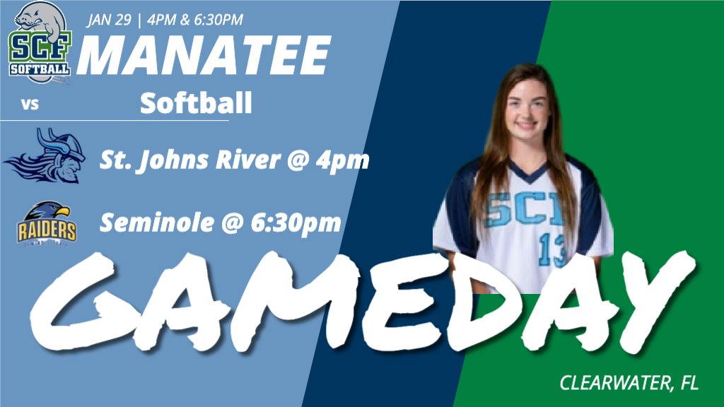 SCFManatees's tweet photo. Softball is back in action today at the JUCO Kickoff Classic https://t.co/qpa59LVavb