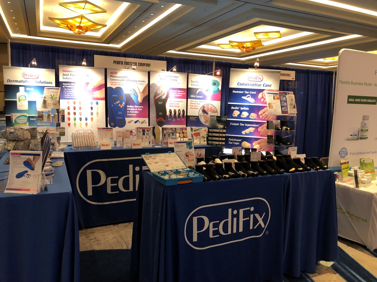 PediFix's tweet photo. Today is the last day of the SAM FPMA meeting. Stop by for a sneak peek at over 30 new products and our 2022 medical catalog. #tradeshows #sam #fpma https://t.co/RNDbB8smgs