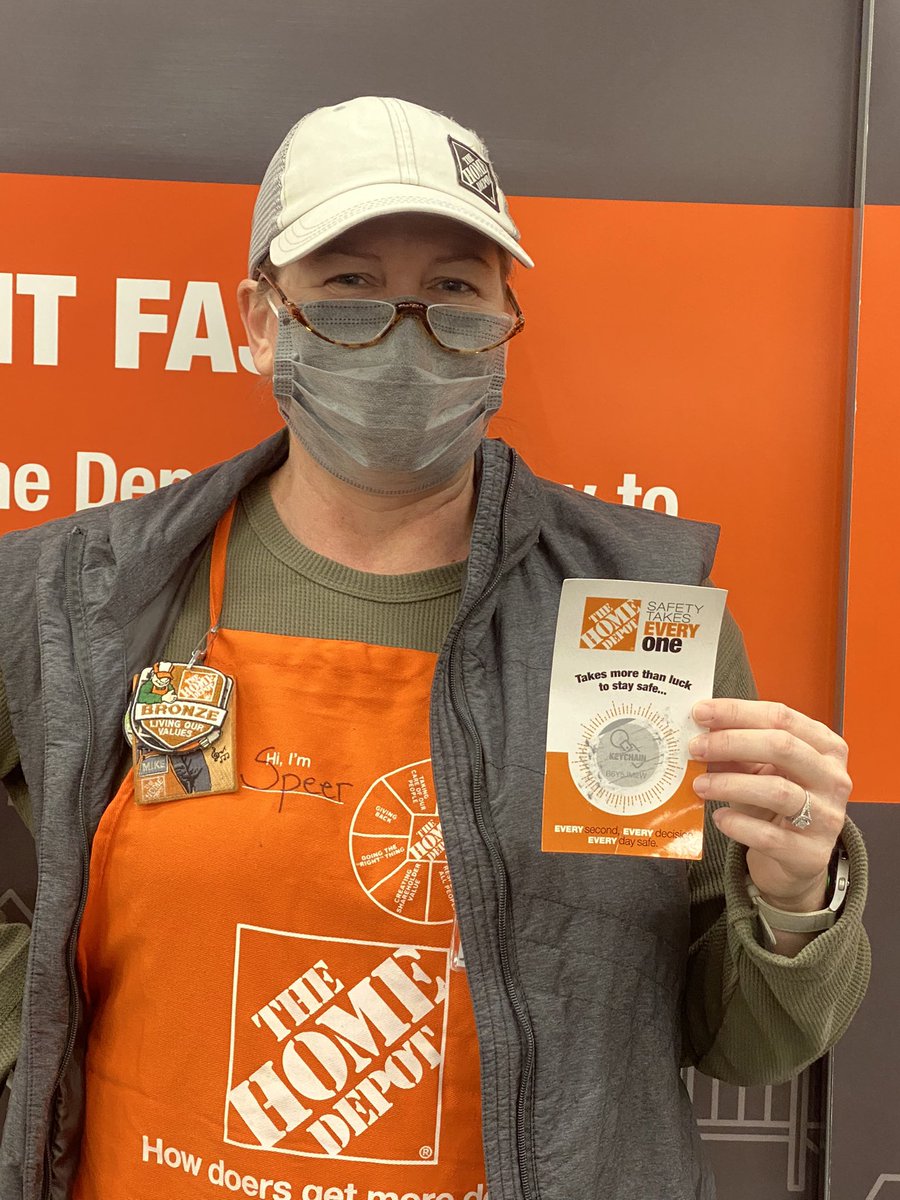 Candy at the service desk was caught Orange Handed doing COVID Cleaning in between transactions. Keeping our associates &amp; customers SAFE. Another scratch off winner! #safetytakeseveryone