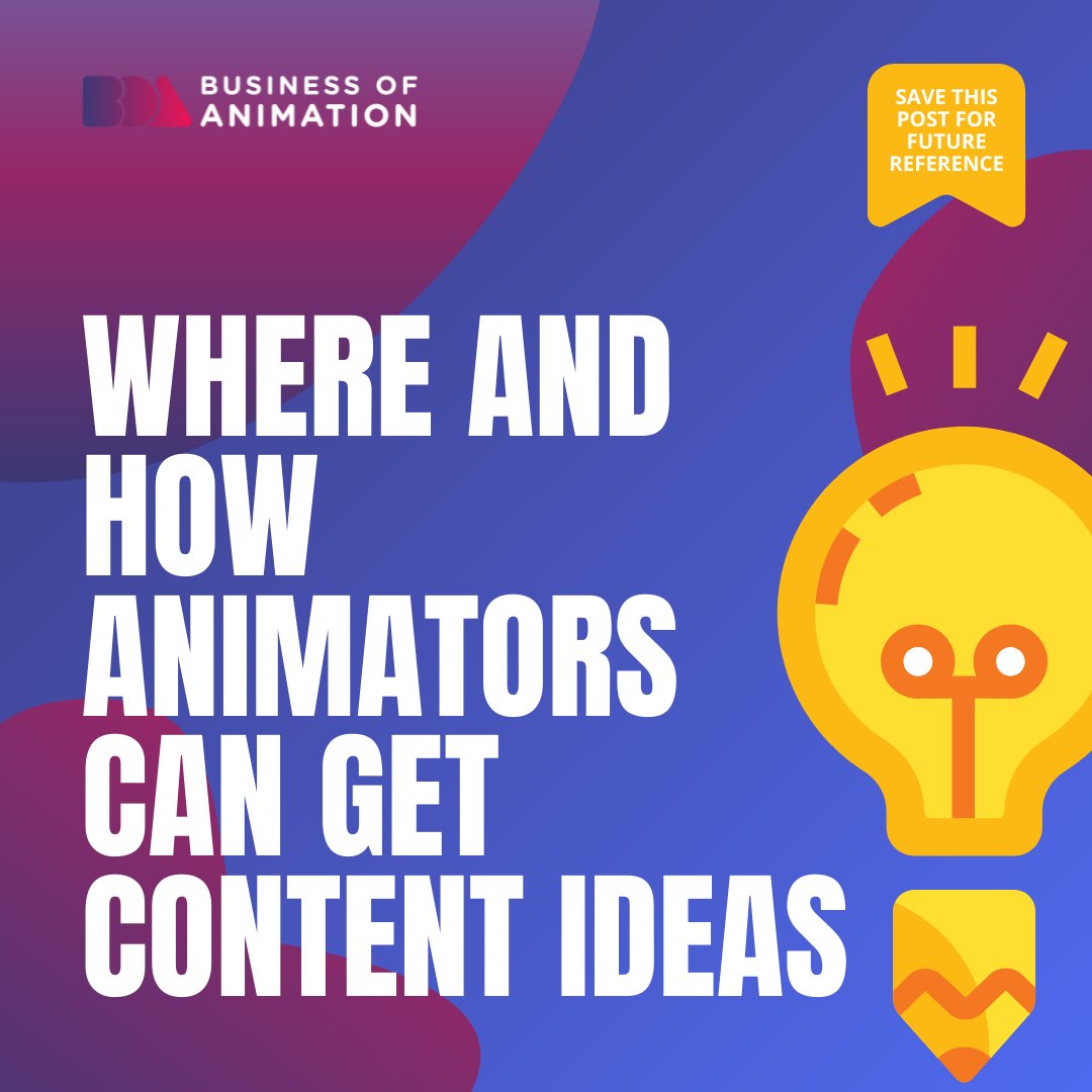 animationbiz's tweet photo. Are you struggling to create content for your socials? All you need is a system in place and some good resources.

Here's how and where you can get content ideas:
1. Reading Materials
2. Online Learning Platforms
3. Newsletters
4. Social Media

#AnimatorContent #AnimatorsContent https://t.co/erc2ntpKBb
