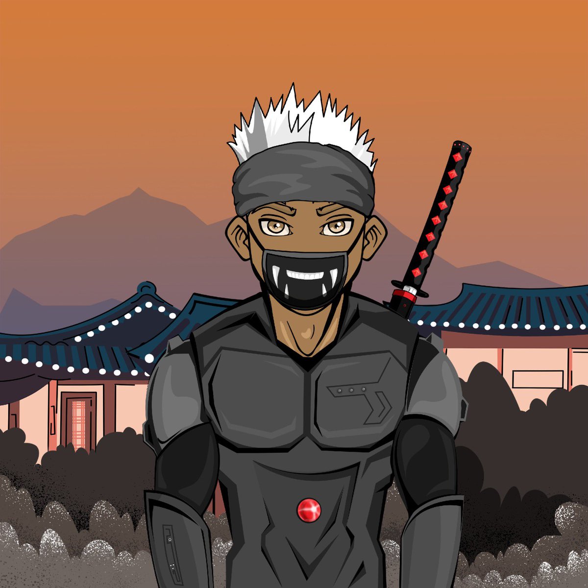 This badass is ready for war ⚔️

#BadassNinjas 7777 unique and hand drawn NFT’s 🥷

Join our discord now for the latest news 📰 (link in bio)

#nftart #ninja #badassninjas #presale #nftpresale #ethereum