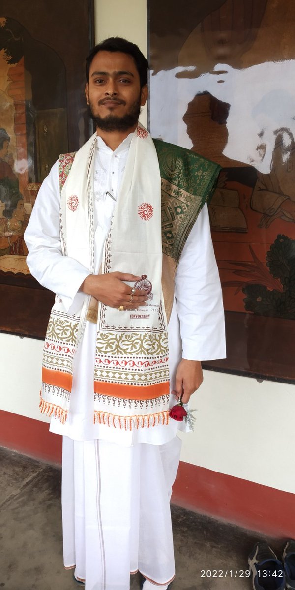 Today, in convocation of Ramakrishna Mission Sikshana Mandira, Belur Math, Howrah, feeling honoured for this moment, paying my cordial gratitude, lots of applause and very grateful to the authority