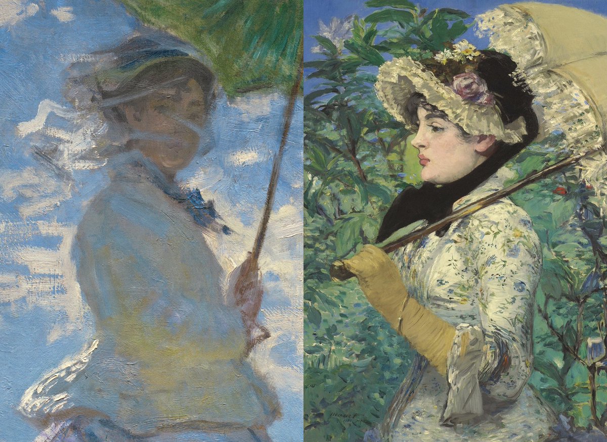 ¿Qué diferencia a MONET de MANET a parte de una vocal?
Os lo cuento en este impresionista hilo 🧵🎨