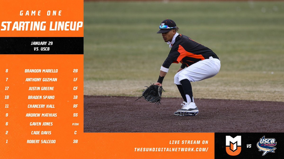 Game 1 starting 9 ⤵️