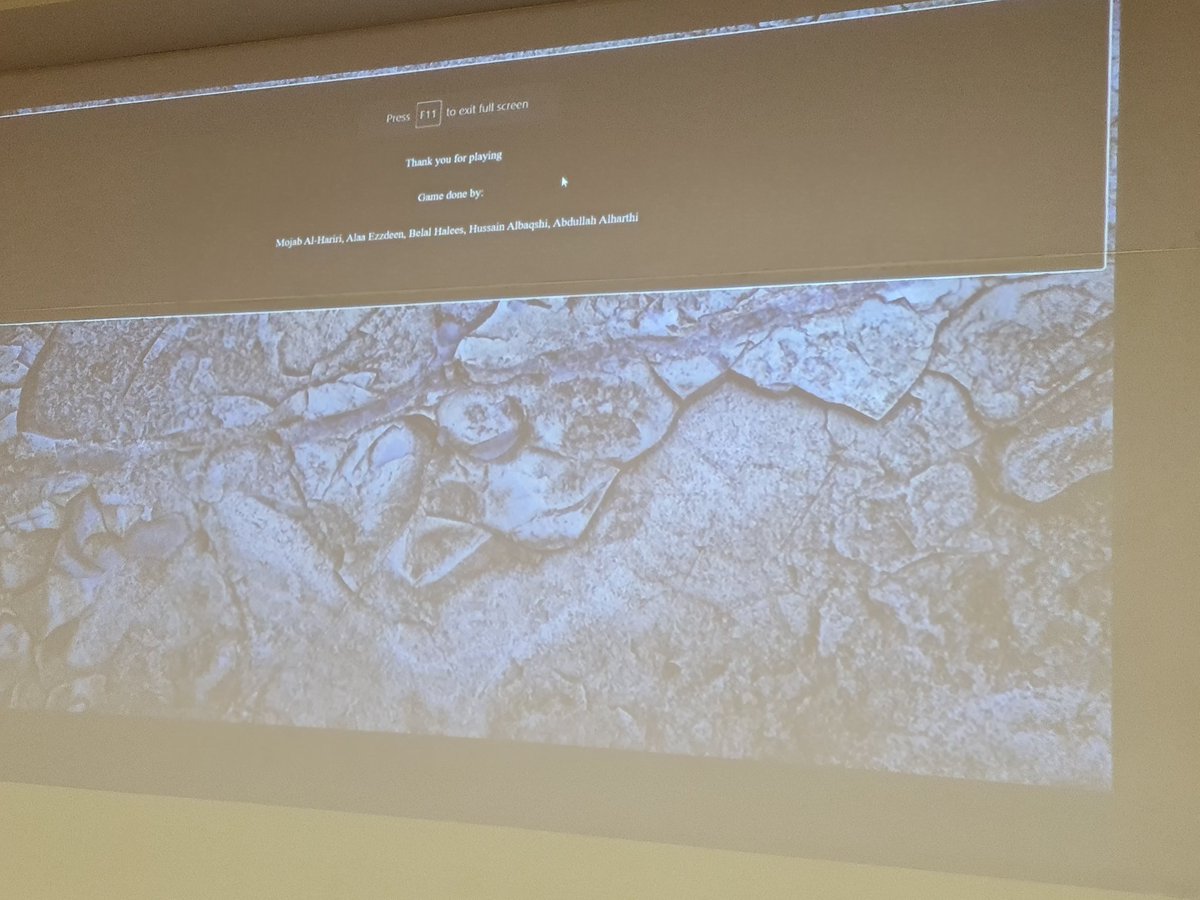 LaylaAbdurhman's tweet image. #جامعة_اليمامة
#GGJ2022 

خلصنا
كان ويكند سعيد

السعودية لأول مرة تشارك من ٧ مدن
وخلال الجام طورت ٥٥ لعبة حتى الآن 
الرياض فقط ١٧
٧ منها من طلاب جامعة اليمامة