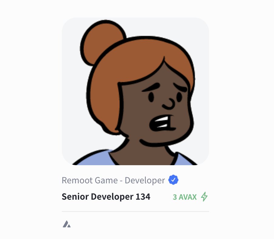 remootapp's tweet photo. 🚀🚀 Developer NFT Trade🚀🚀

https://t.co/WuNnowNiv1

https://t.co/bpxF4gUxjT

#NFTs #P2EGame https://t.co/STPvG7DmdH