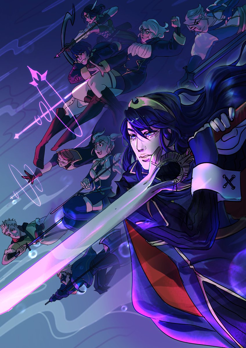 odetodistance's tweet photo. Here's my finished pieces for the Future Saviours zine!!
TYSM for having me as your cover artist ♥♥♥

please check out the rest of the lovely artists and writers showing the #FireEmblemAwakening kids some love. https://t.co/s1Ey0umxdT