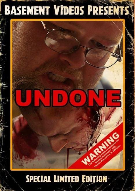 SOVHORROR1's tweet image. New Release Announcement!
Feb 1st Basement Videos will release Undone on Limited Edition DVD
This sick short features David C. Hayes &amp;amp; Kevin Moyers from SOV flicks Blown, Desert Man Beast, and Backwoods
Only available for 2 months &amp;amp; for a mere $6 from SOVHORROR.com