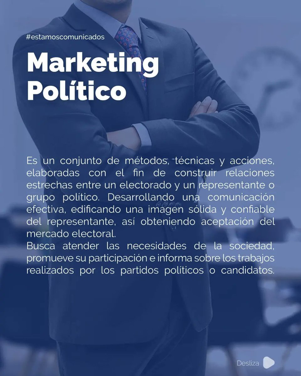 comunicadosEC's tweet photo. 🤔❔¿Recuerdas por quién votaste en las últimas elecciones? 
🔵 Puede ser que tu decisión haya estado influenciada por el marketing político😎.
▶️ El marketing político atiende las necesidades de la sociedad, creando relaciones estrechas entre el electorado y el candidato. https://t.co/kTo34HydxI