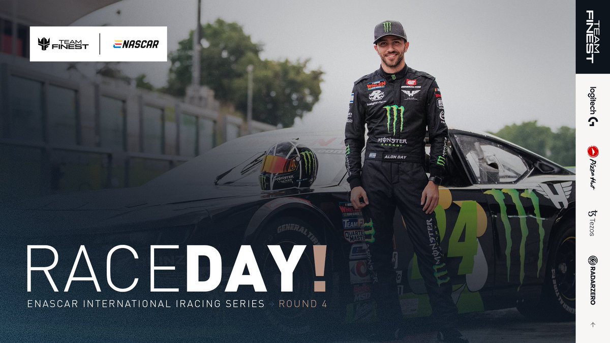 Eyes on No. 3 👀

With two straight wins, <a href="/Alon_Day/">Alon Day</a> looks to make it another one, and this time on Daytona Road in Round 4 of eNASCAR International <a href="/iRacing/">iRacing</a> Series!

Show them some speed, Alon! 

📺 youtube.com/watch?v=8ysu7r…

#GOFINEST | #eNASCAR