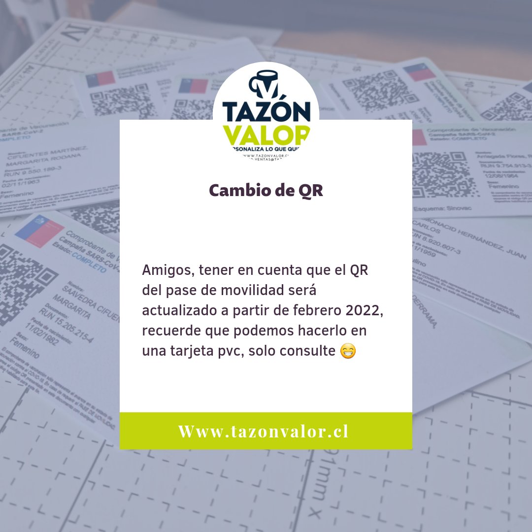 tazonvalor's tweet photo. #chile Según @minsal quedará desactualizado para quienes lo obtuvieron antes de agosto 2021, cito lo que indica la subsecretaria de salud"Esto es para robustecer la seguridad digital de las personas y su esquema de vacunación contra el COVID-19"un saludo 👋#tazonvalor #COVID19 https://t.co/x3gORjwyun