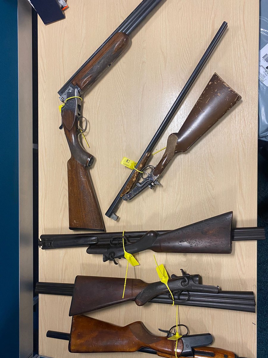 RuralsWMP's tweet image. #WeaponsSeized | These we’re surrendered to the team by the owner as they no longer want to possess firearms! These will be disposed of using the proper channels! #Firearms 🚔👮🏼‍♂️