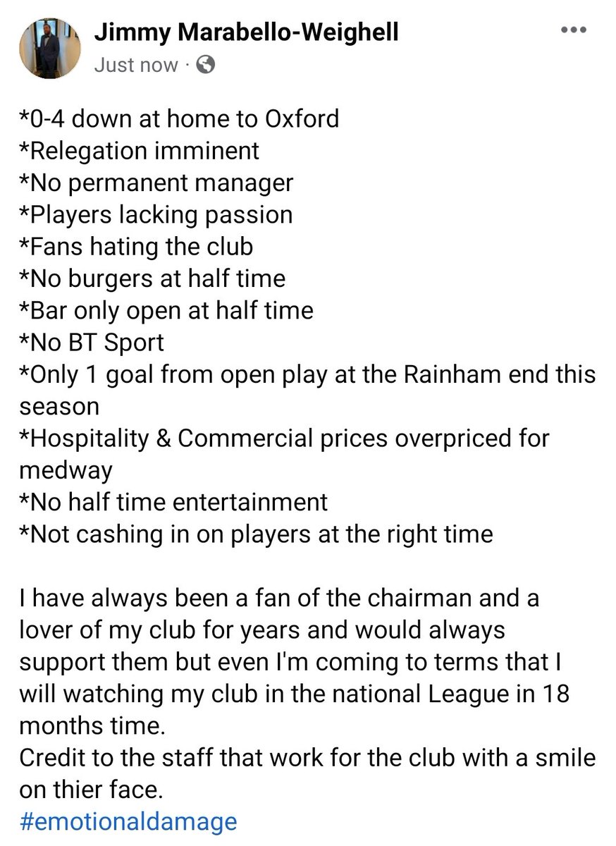 jimmyweighell's tweet image. I wrote this at 0-4...we are now 0-5 down but the core information is there...I&apos;m devastated @GillsInTheBlood @TheGillsFC  @alexfishman92 @bigmanjonty @Gills_Legends @GillsDebate