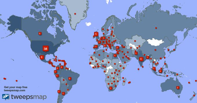 Special thank you to my 556 new followers from USA, Bangladesh, India, and more last week. https://t