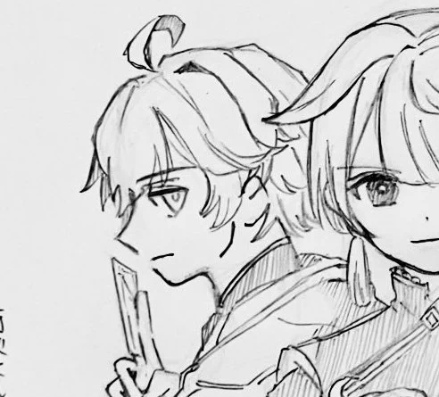 このちょーうん、ちょっと雰囲気がこの頃の絵柄に近いよね(2年前の絵を掘り起こすの図) 