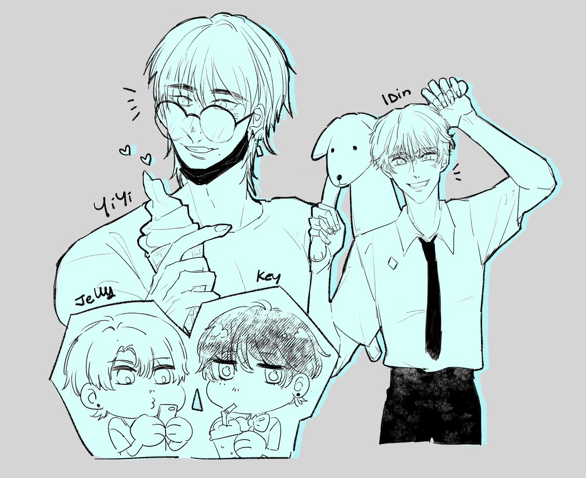 Milo_IVSH's tweet photo. (ยืมตัวเด็กติว+เด็กข้างห้องที่มีโอกาสได้คุยเล่นกันมาวาดเล่นค่ะ แฮะ ขอบคุณที่มาเล่นกับพี่ไมโลให้หายเหงานะคะ!!! 😭✨✨🙌❤️❤️❤️❤️) https://t.co/skS3Jhoier