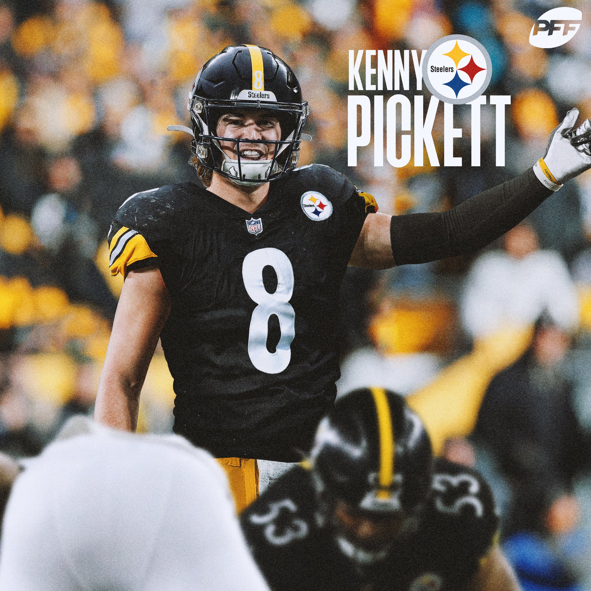 PFF on X: 'Big Ben has officially retired… Is Kenny Pickett the next  Steelers franchise QB? Try your luck as GM ➡️    / X