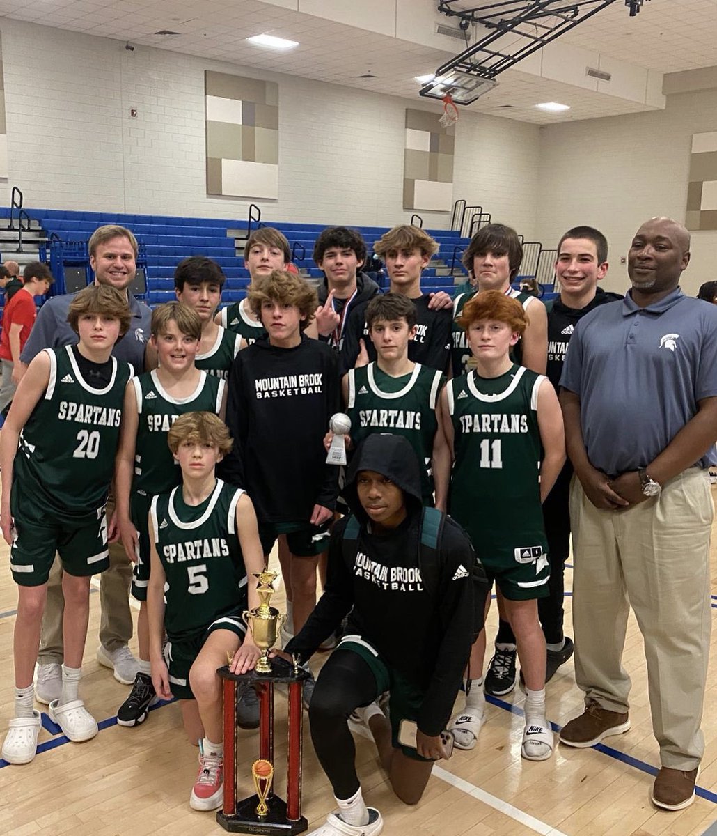 mbjh_athletics's tweet photo. 8th Grade Boys win the Metro Championship going down to the wire over Hewitt 43-40 to win back to back titles! Great Championship game support from students and fans! @mtnbrookhoops @mbs_athletics @mtnbrookschools https://t.co/VeMQUBezID