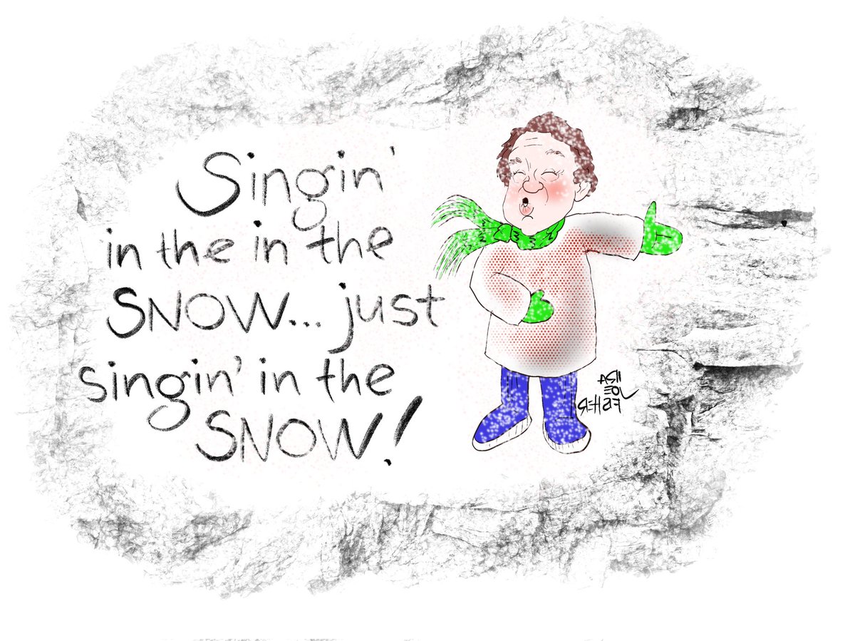 Enjoying the snowstorm in Connecticut.