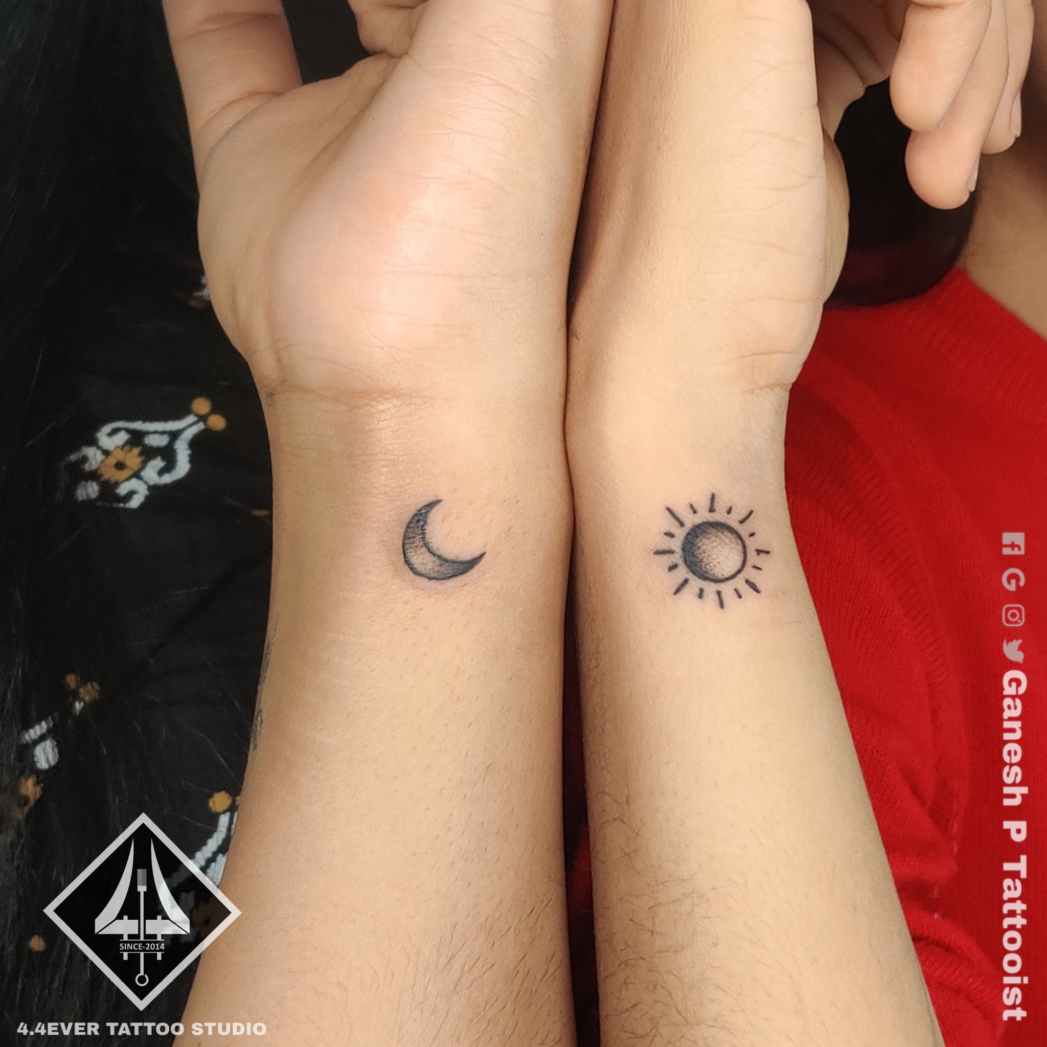 Sun And Moon Tattoos Meanings Ideas and Design Inspiration  TribeTats