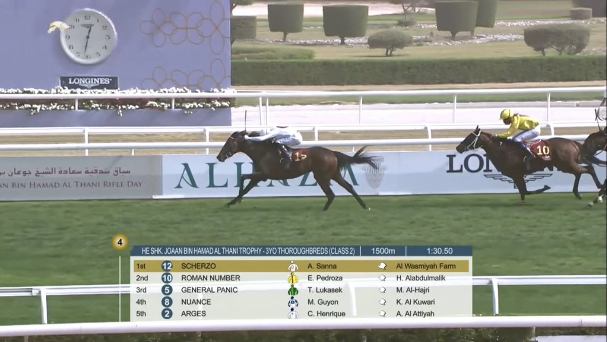 PierceDargan_'s tweet photo. Congratulations to @Alwasmiyahstud having two winners today @Q_REC including Noor Al Hawa winning the feature race the HE SHK Joaan Bin Hamad Al Thani Rifle! #QREC #HorseRacing https://t.co/1jIoFxd3F5