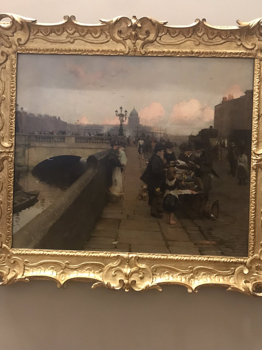 shelby_zimme's tweet photo. Inspired by yesterday’s #seeingireland launch to return to @NGIreland. Such a great display of Irish art and a snapshot of life in 19th century Ireland #irishart #coffin #dublin #irishhistory https://t.co/qv2RcoyV13