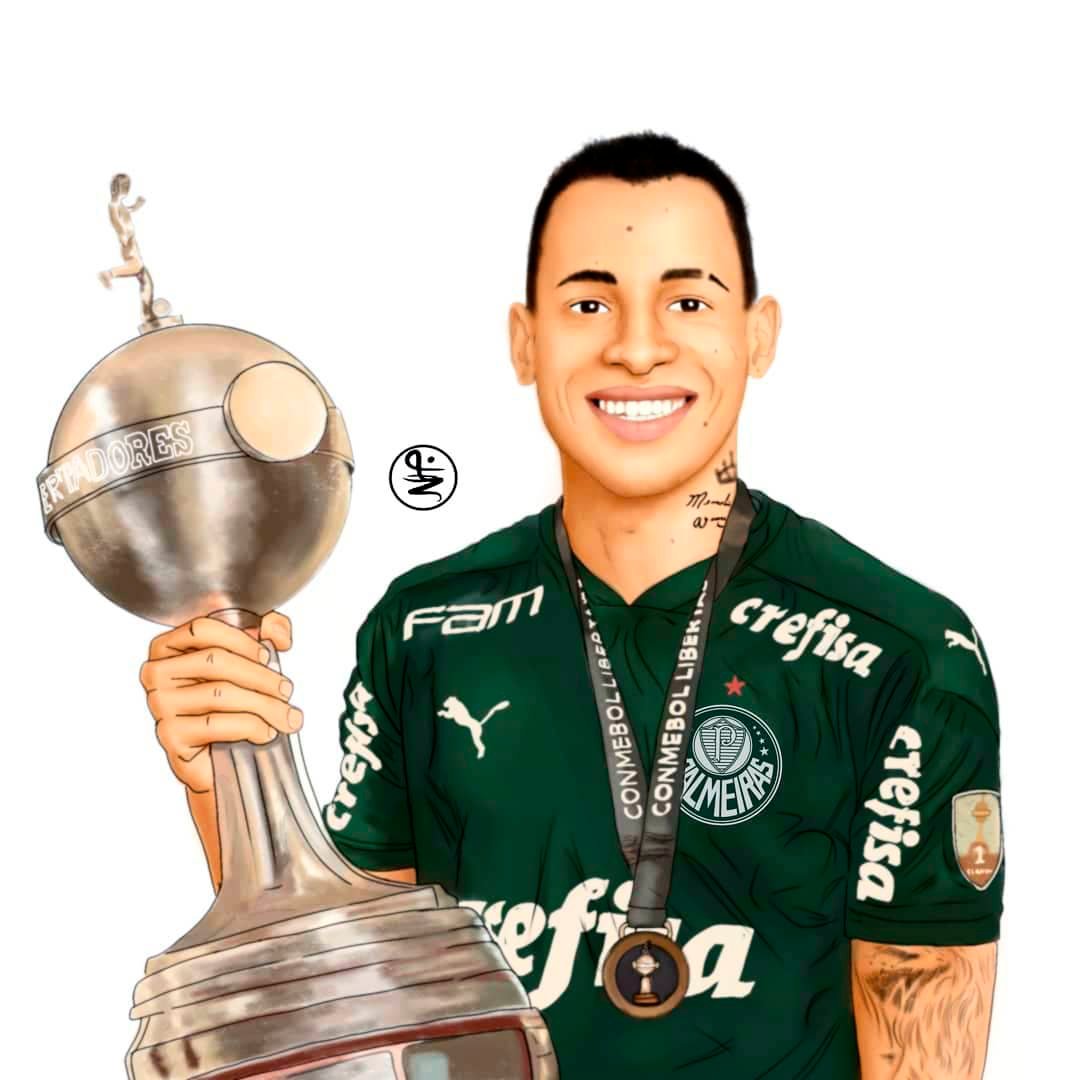 Palmeiras's tweet photo. O herói de um ano atrás! ⚽️🏆

🎨 hendwers

#PalmeirasCollab https://t.co/cc5D55qJV3