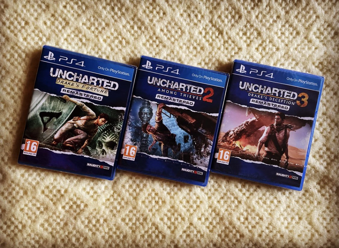 iPlayGames 64 on X: Seeing as many people are playing uncharted 4 for the  first time on PS5 I thought I'd share these lovely single disk copies of  the first for games