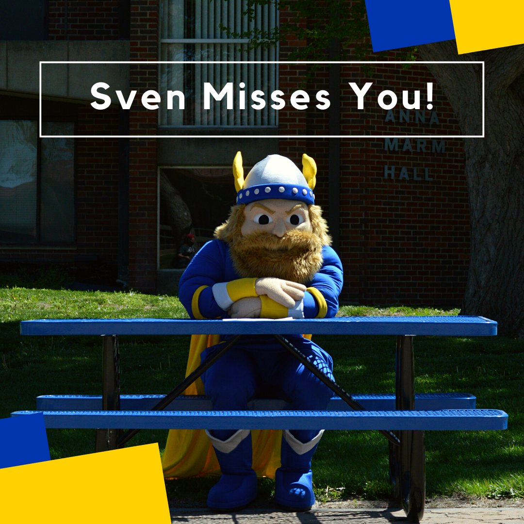 Sven the Swede, our friendly mascot, is missing you! 💙💛 We can't wait to have all our students back for our Spring Semester! 

And for all our future swedes, join the family and make friends today! bethanycollegelb.formstack.com/forms/applicat…

#bethanycollegelbk #ks #college #application #sven