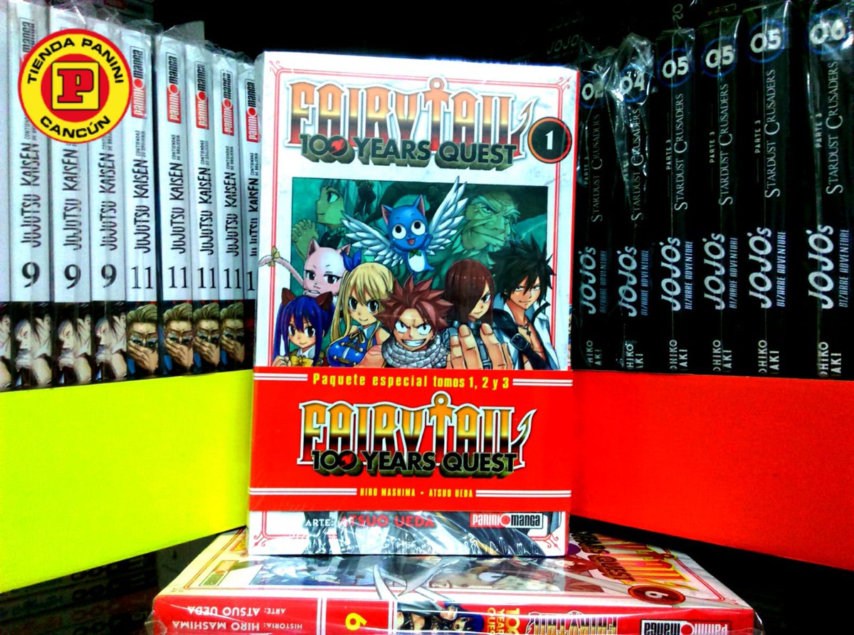 PaniniCancun's tweet photo. ¡Natsu, Happy, Lucy, Gray, Erza y Charles se embarcan en una nueva aventura‼️Tienen una misión legendaria donde buscaran sellar a 5 poderosos Dioses Dragón en Giltena

Obten el pack de Fairy Tail 100 Years Quest‼️No te quedes sin el tuyo y adquierelo en tu sucursal preferida✨ https://t.co/fQI75FQJxC