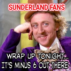 Bit chilly tonight up north 😆