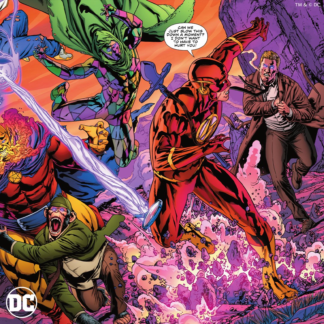 DCOfficial's tweet photo. Magic is fast, but the Flash is faster. ⚡️ Share your thoughts on THE FLASH #778! https://t.co/UEJB78Zxe5