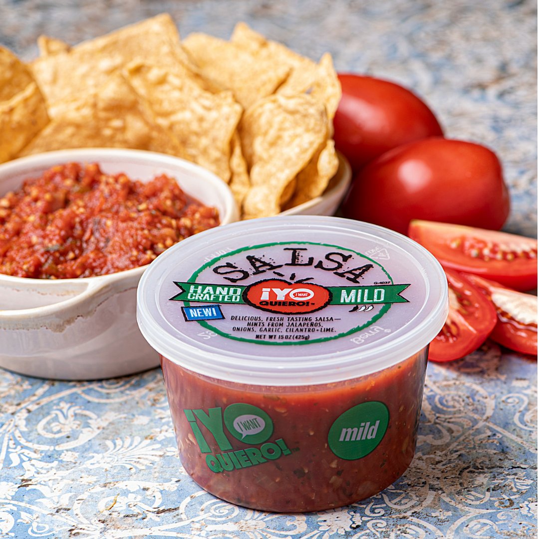 YoQuieroBrands's tweet photo. Taste the difference with ¡Yo Quiero! Mild Salsa. 😍🍅 Made in small batches with natural ingredients, our salsa is the perfect finish to eggs, tacos, and bloody marys. https://t.co/A2olVHxjPM #yoquierobrands #dipdestination #salsa #mildsalsa https://t.co/FrlWdhXzCT