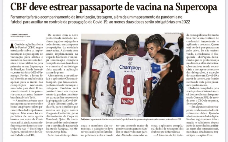 MoohTech's tweet photo. #CHRONUS #iPassport Powered by @MoohTech and @CBF_Futebol https://t.co/D6i3E28Ufm