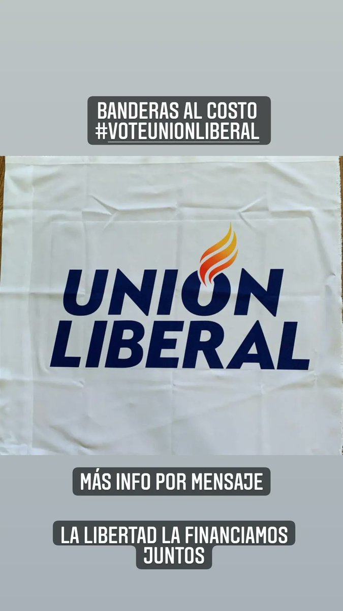 unionliberalcr's tweet photo. Tenemos banderas.

Escríbanos para más información 

#VoteUnionLiberal https://t.co/t2IwhcpToM