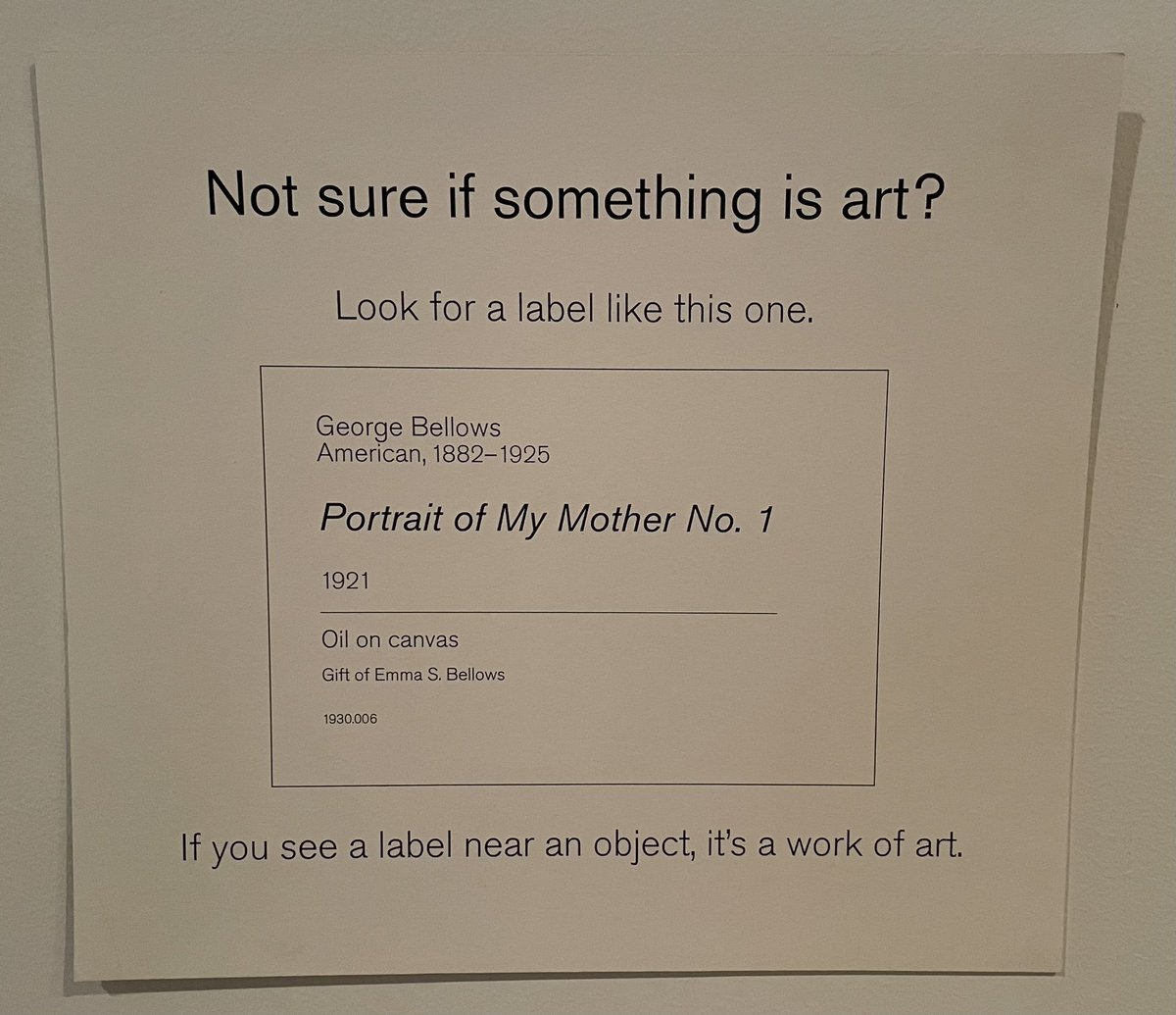 New philosophy of art just dropped