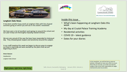 LanghamOaks's tweet photo. 👉Check out this weeks Newsletter📰at 💻https://t.co/Pww6rQd6Ud #Langham #SEHM https://t.co/eYuVuPpei2